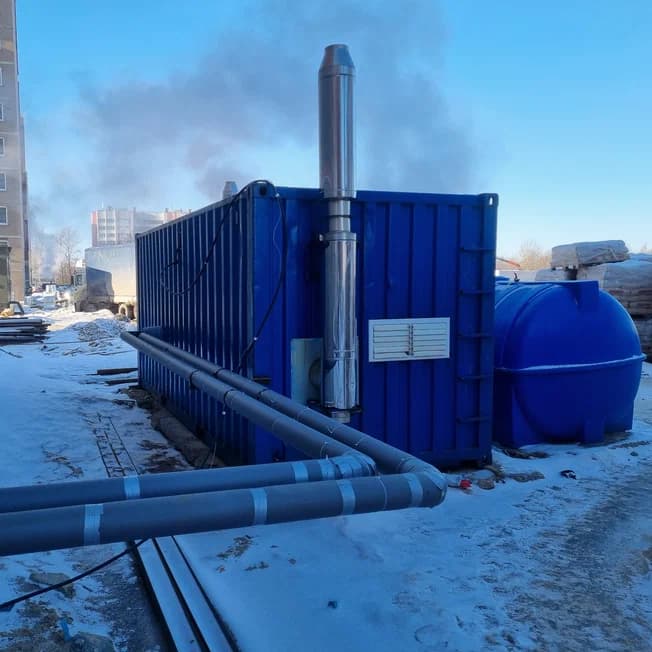 Мобильная дизельная котельная ЛД-600 (0,6 МВт) в аренду